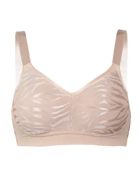 100-710 Nude Tuval Seamless Minimizer Wire Free Bra