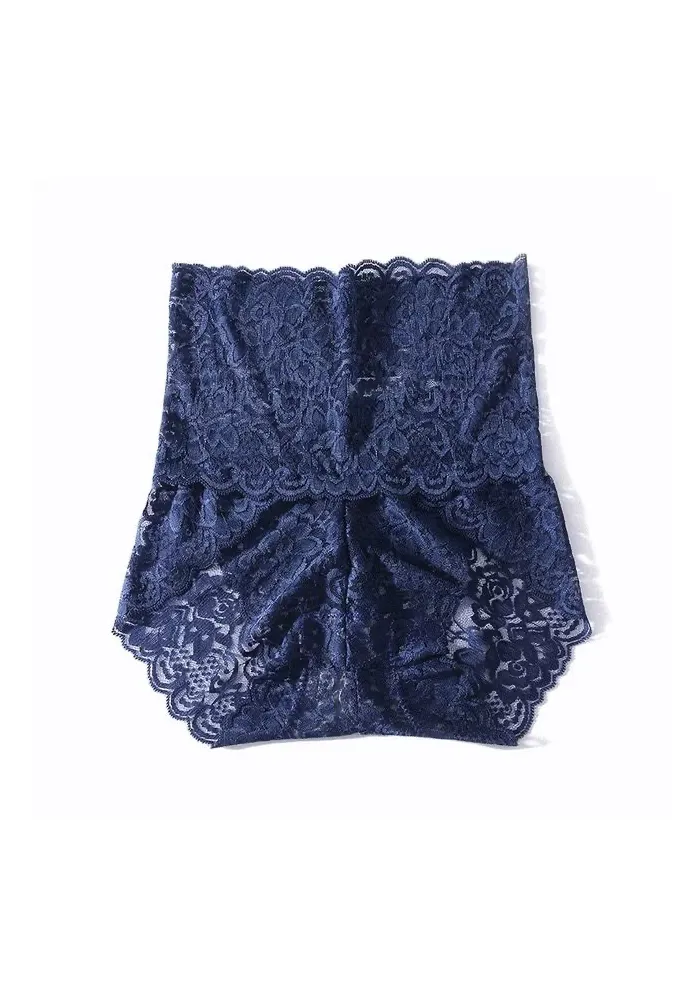 4-Pack High Waisted Lace Cotton Butt Lifter Sexy Panties