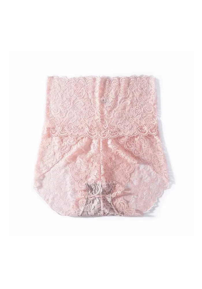 4-Pack High Waisted Lace Cotton Butt Lifter Sexy Panties