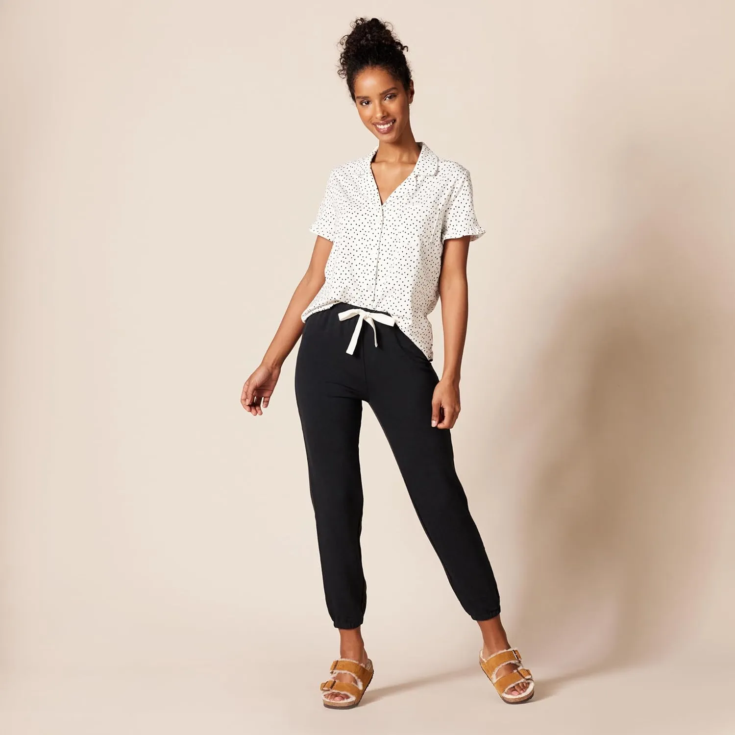 Amazon Essentials Women's Lightweight Lounge Terry Jogger Pajama Pant (Available in Plus Size)