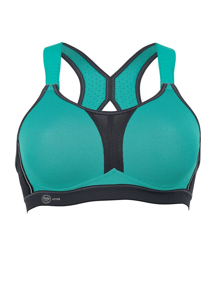 Anita 5537 Peacock/Anthracite Dynamix Star Maximum Support Sport Bra