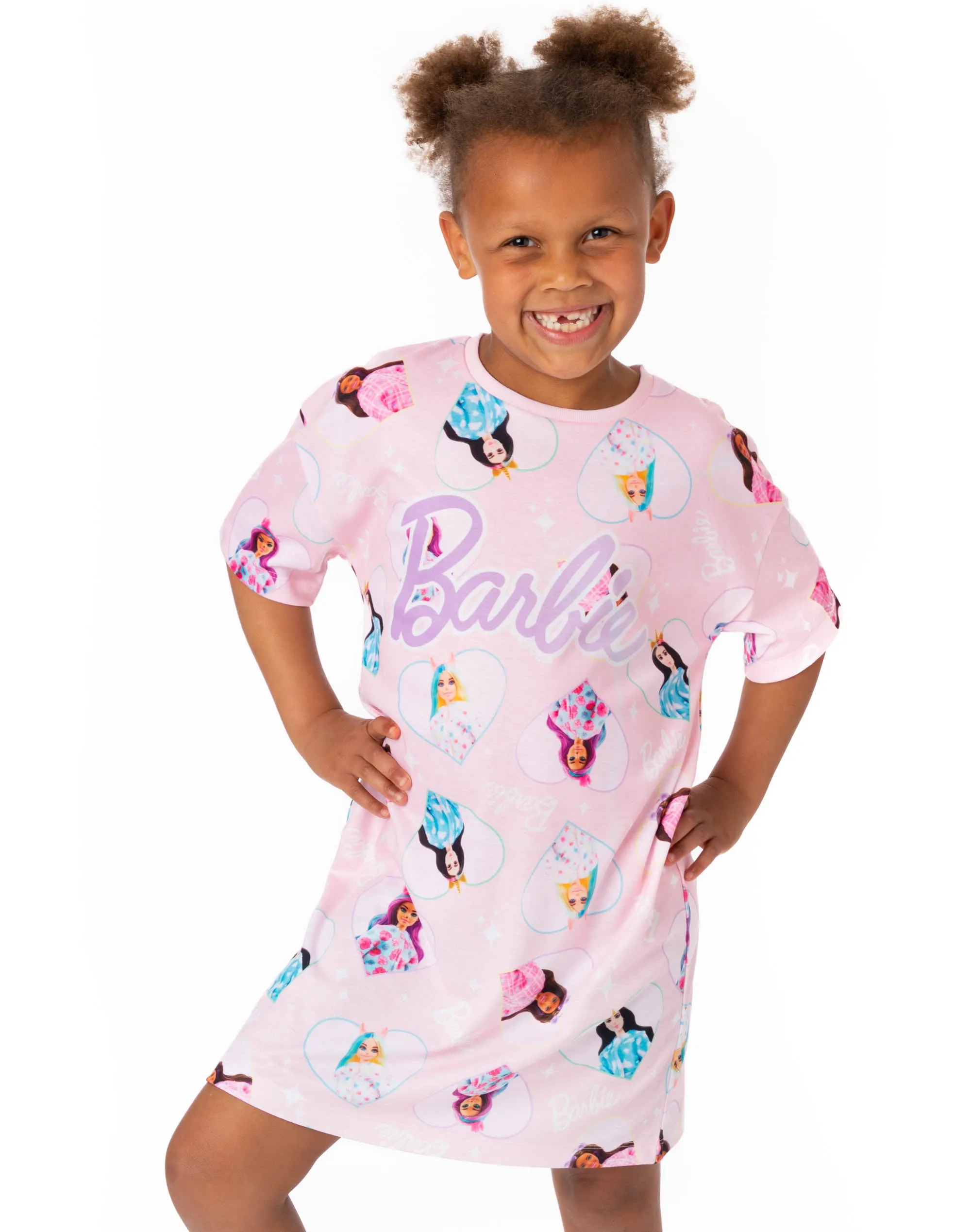 Barbie Girls Pink Night Dress