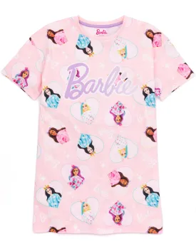 Barbie Girls Pink Night Dress