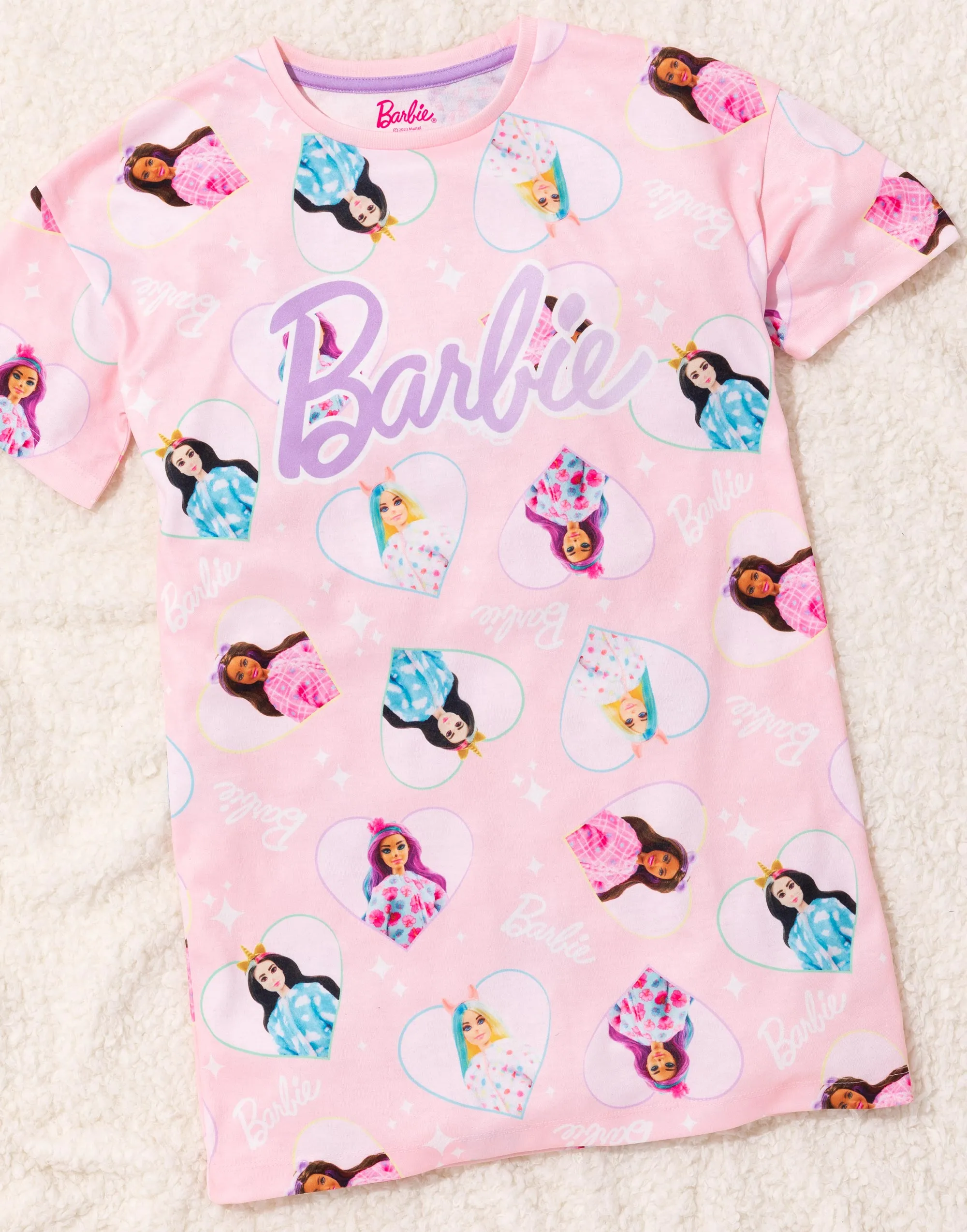 Barbie Girls Pink Night Dress