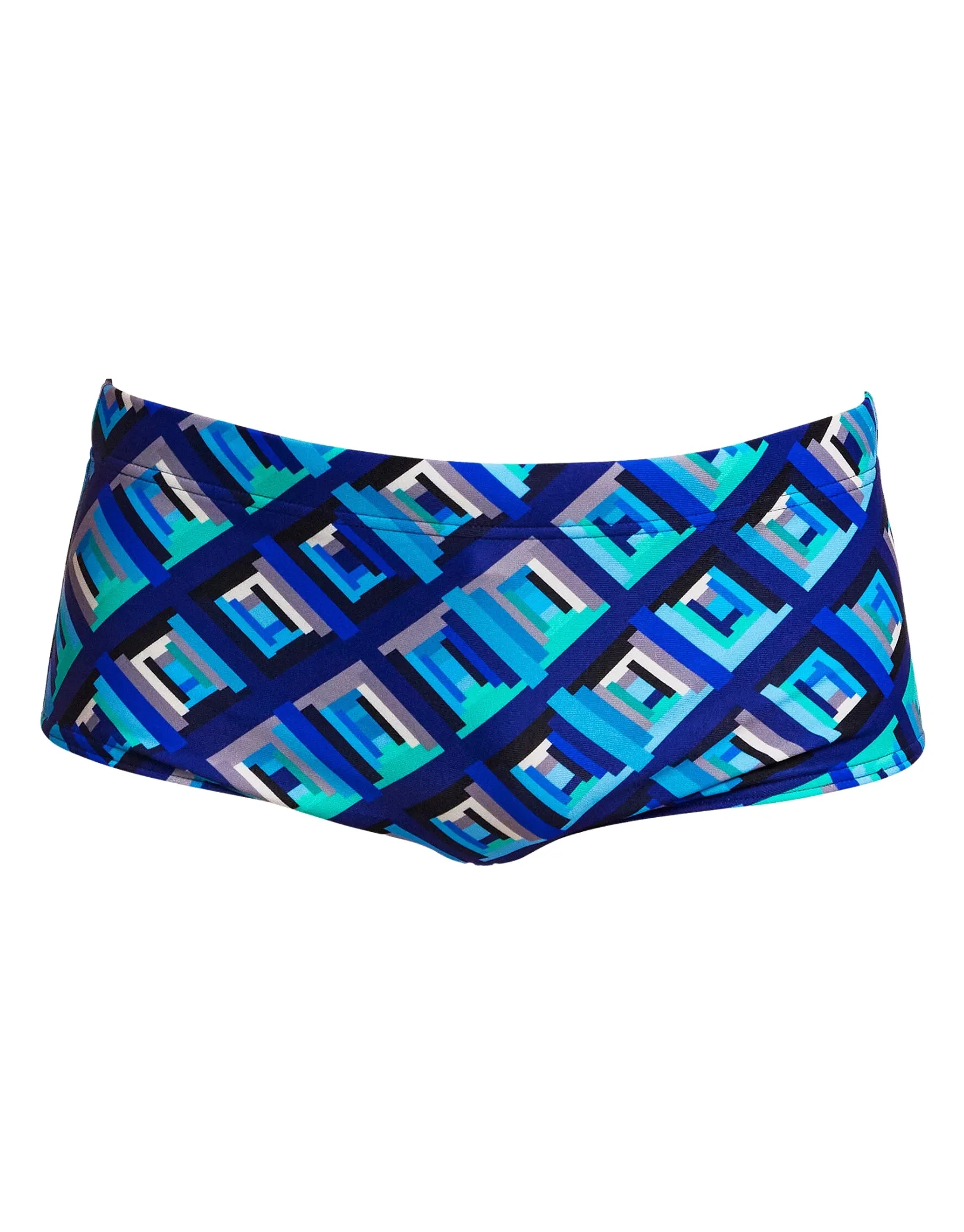Boys Blue Bunkers Sidewinder Swim Trunks