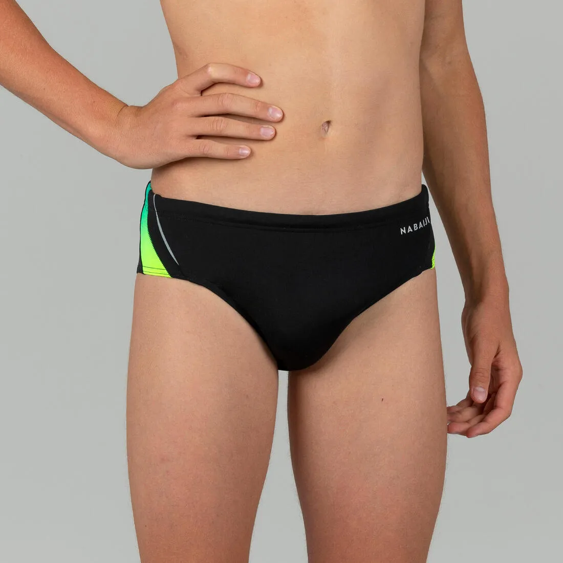 Boy's Swimming Briefs - 900 Yoke