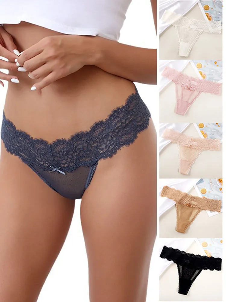 Breathable Low Waist Lace Sexy Panties