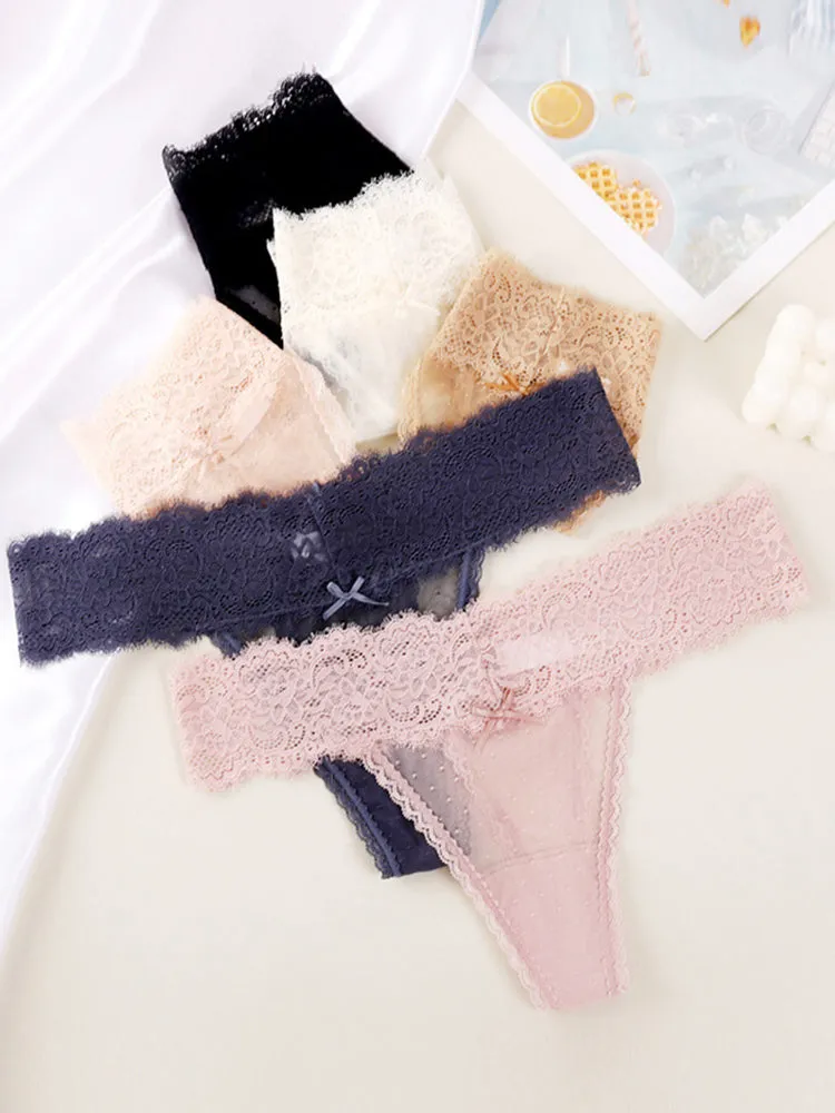 Breathable Low Waist Lace Sexy Panties