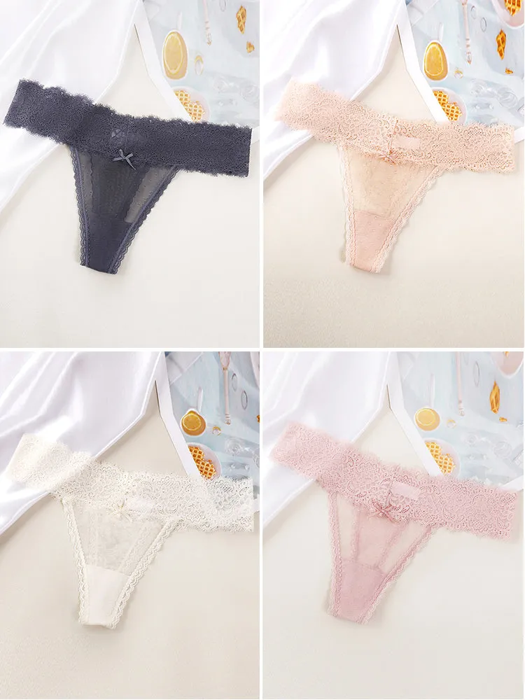 Breathable Low Waist Lace Sexy Panties