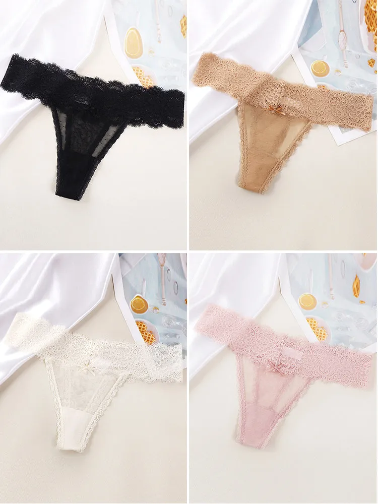 Breathable Low Waist Lace Sexy Panties
