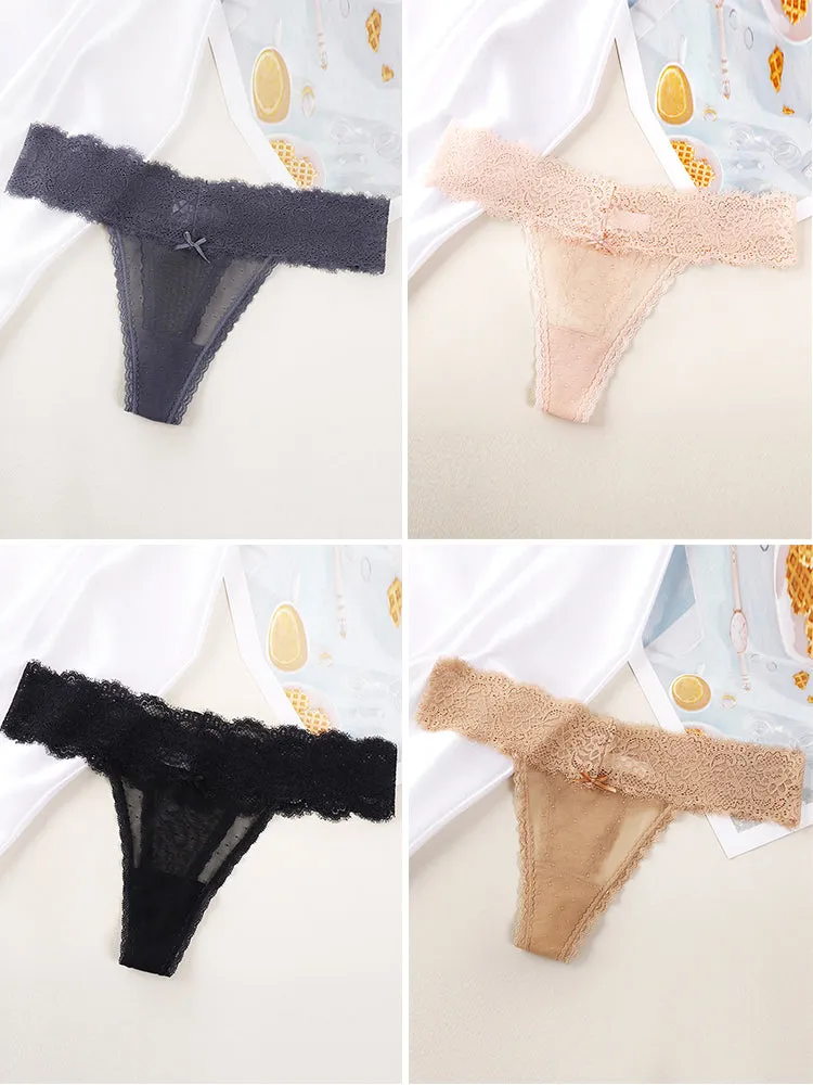 Breathable Low Waist Lace Sexy Panties