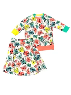 ByTheWai Girls Print Swim Shirt
