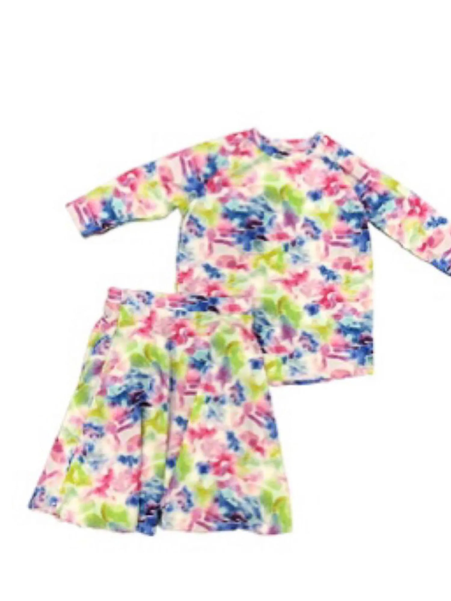 ByTheWai Girls Print Swim Shirt