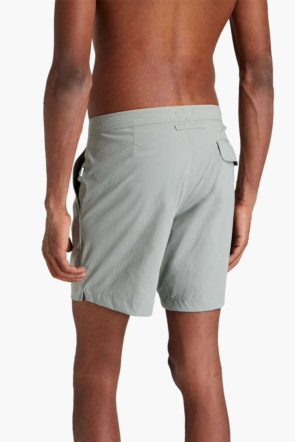 Calder mid-length ONIA swim shorts, green