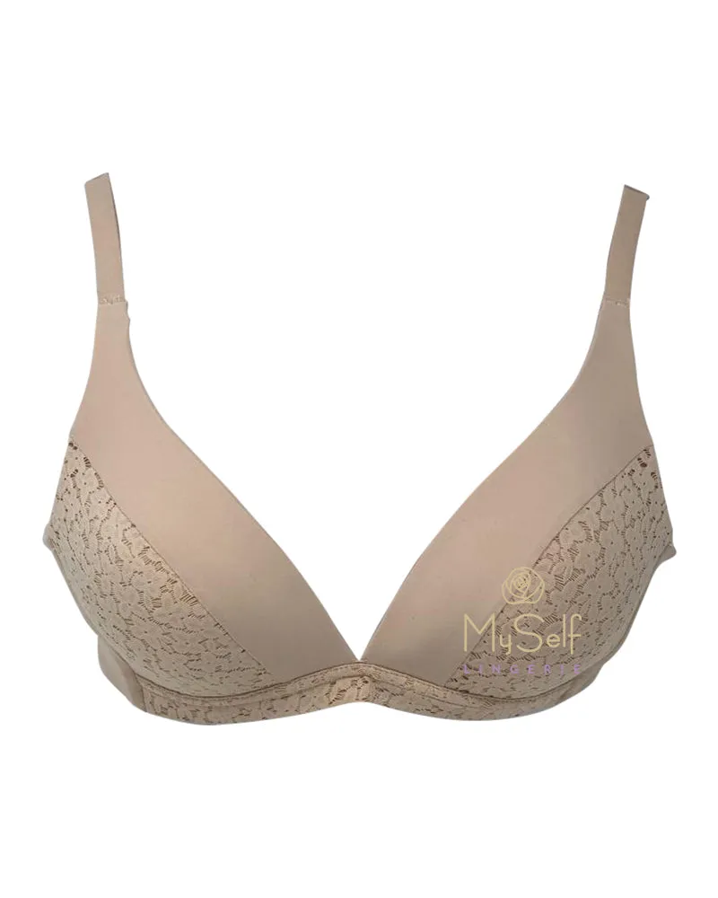 Chantelle Nude Blush Norah Molded Wire Free Bra