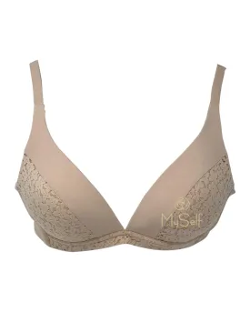 Chantelle Nude Blush Norah Molded Wire Free Bra