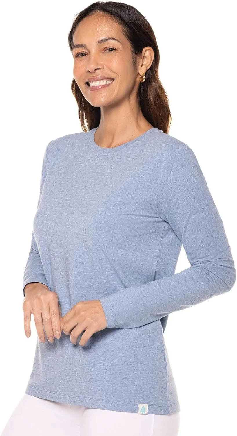 Coolibar UPF 50  Women's Morada Everyday Long Sleeve T-Shirt - Sun Protective
