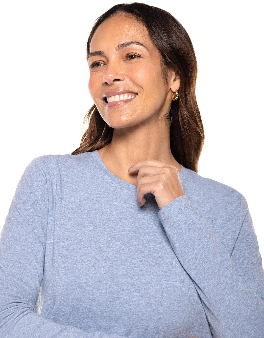 Coolibar UPF 50  Women's Morada Everyday Long Sleeve T-Shirt - Sun Protective