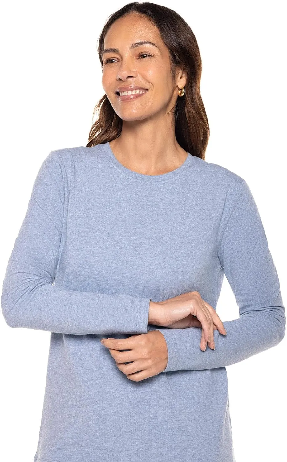Coolibar UPF 50  Women's Morada Everyday Long Sleeve T-Shirt - Sun Protective