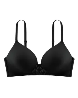 D17196A Michelle Black Molded Wire Free Bra