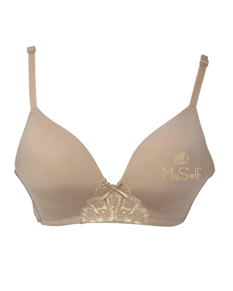 Dorina Michelle Nude Molded Wire Free Bra