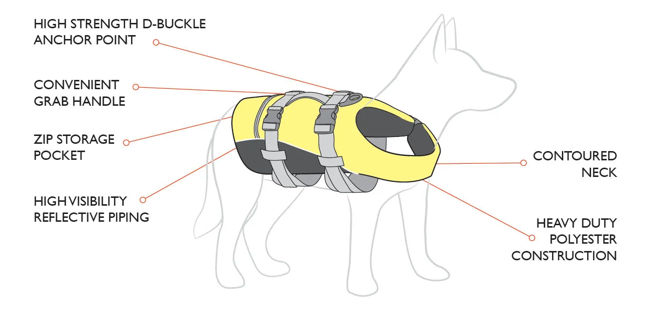 EzyDog Micro Doggy Floatation Vest XS