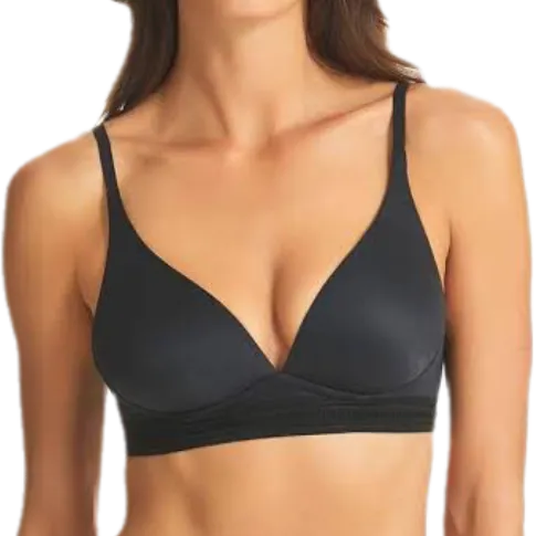 Fine Lines Supersoft Convertible Wireless Black Bra