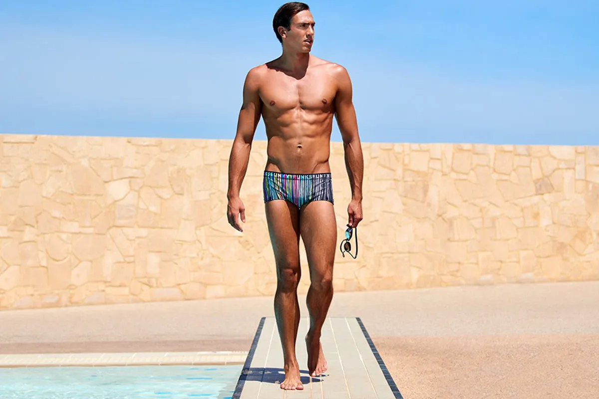 Funky Trunks - Drip Funk - Mens Plain Front Trunks