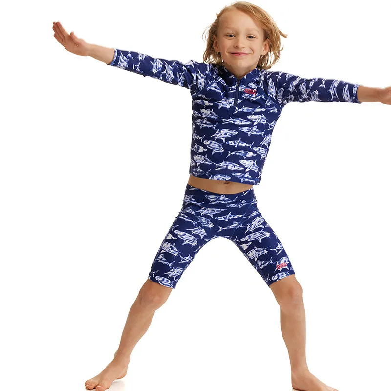 Funky Trunks - Rompa Chompa - Toddler Boys Zippy Rash Vest