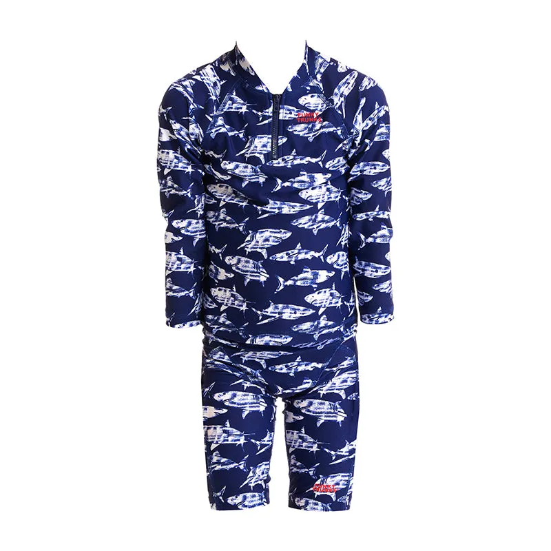 Funky Trunks - Rompa Chompa - Toddler Boys Zippy Rash Vest
