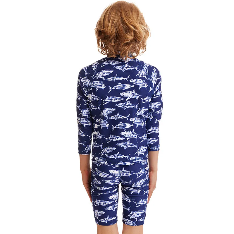 Funky Trunks - Rompa Chompa - Toddler Boys Zippy Rash Vest