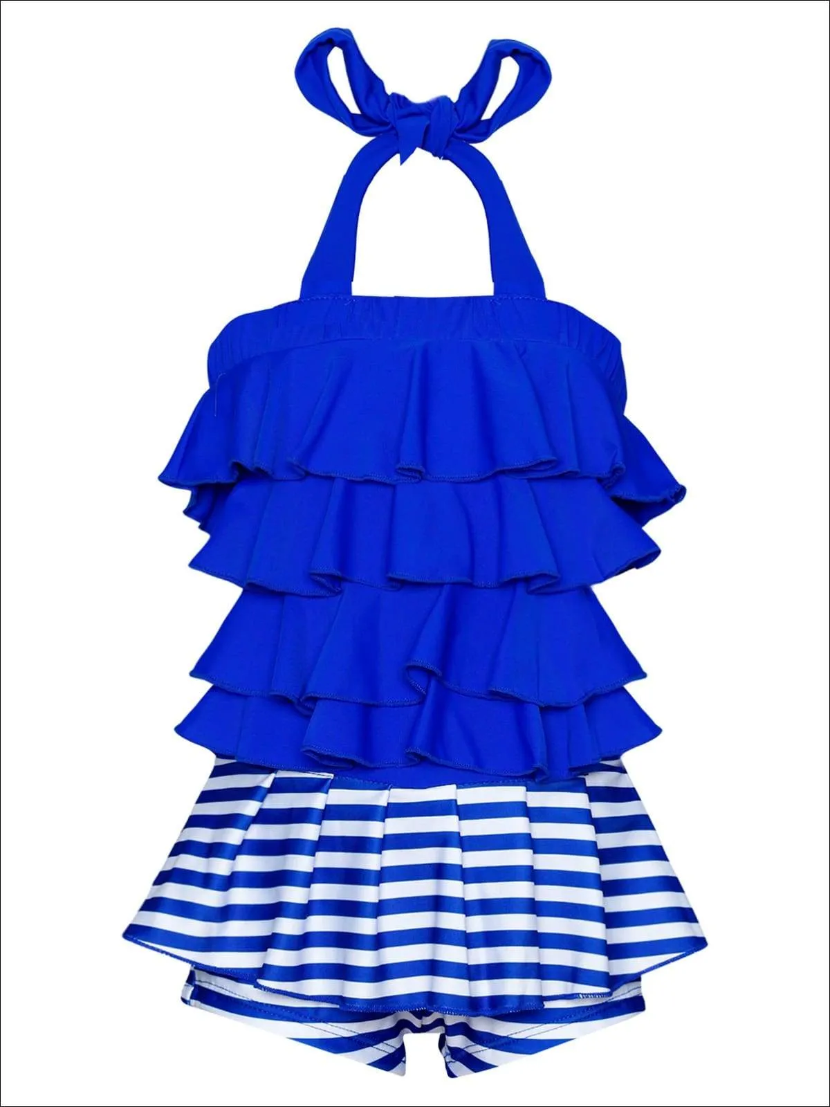 Girls Summer Splash One Piece Swimsuit