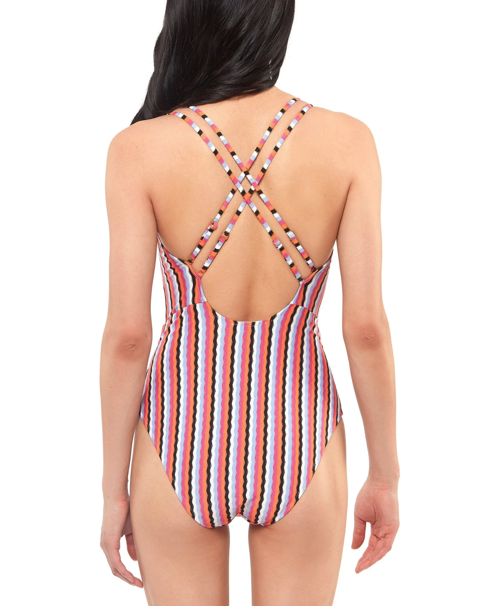 Got the Groove Plunge Strappy One-Piece Swimsuit