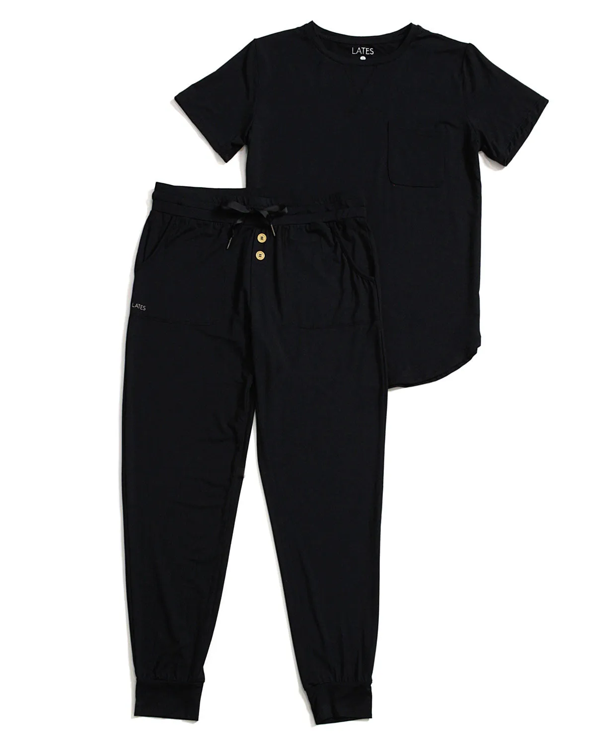 JAM PANTS SET  | Black Short Sleeve