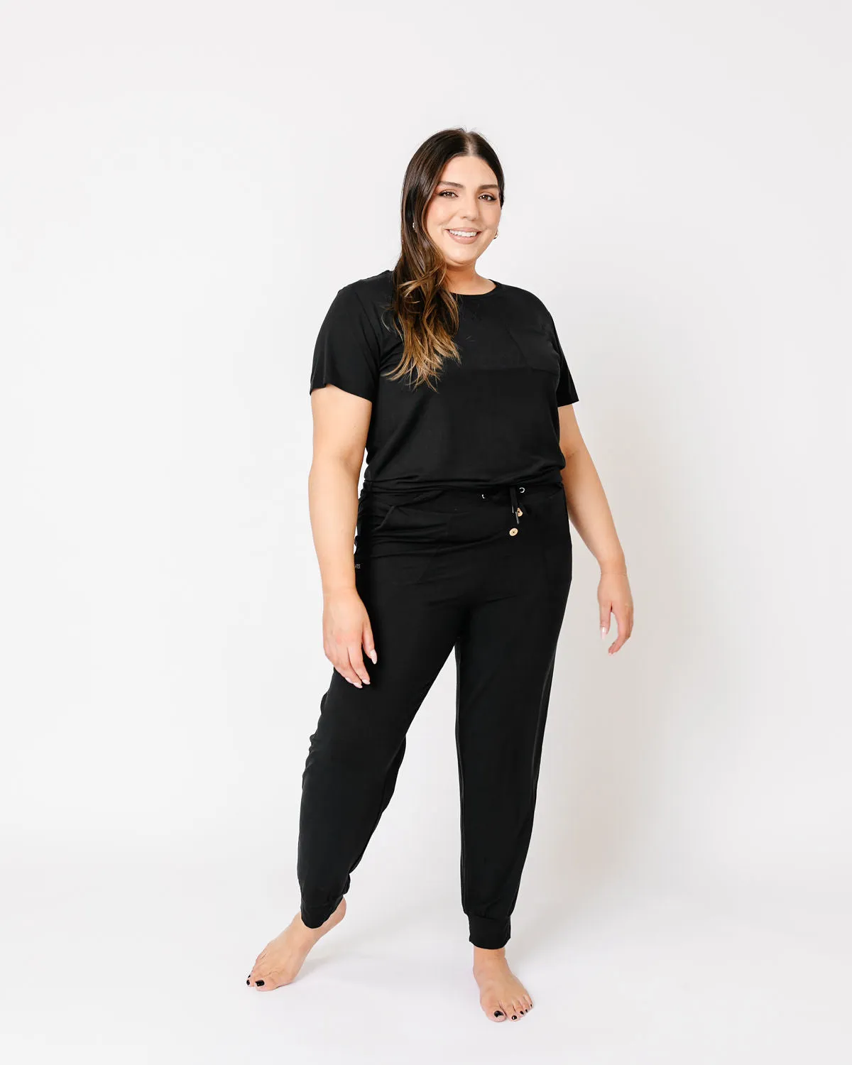 JAM PANTS SET  | Black Short Sleeve