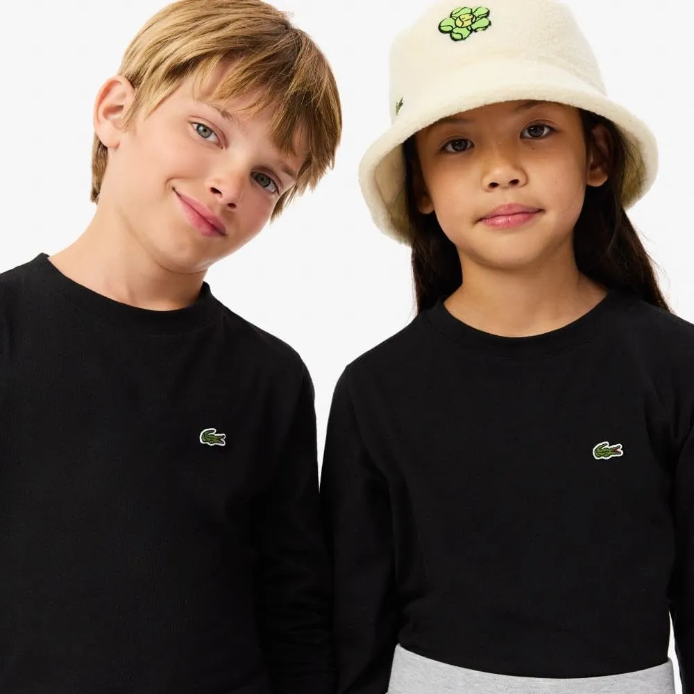 Lacoste Little Kid Long Sleeved Cotton Jersey T-Shirt