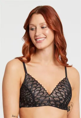 Lacy Wire-Free Bra