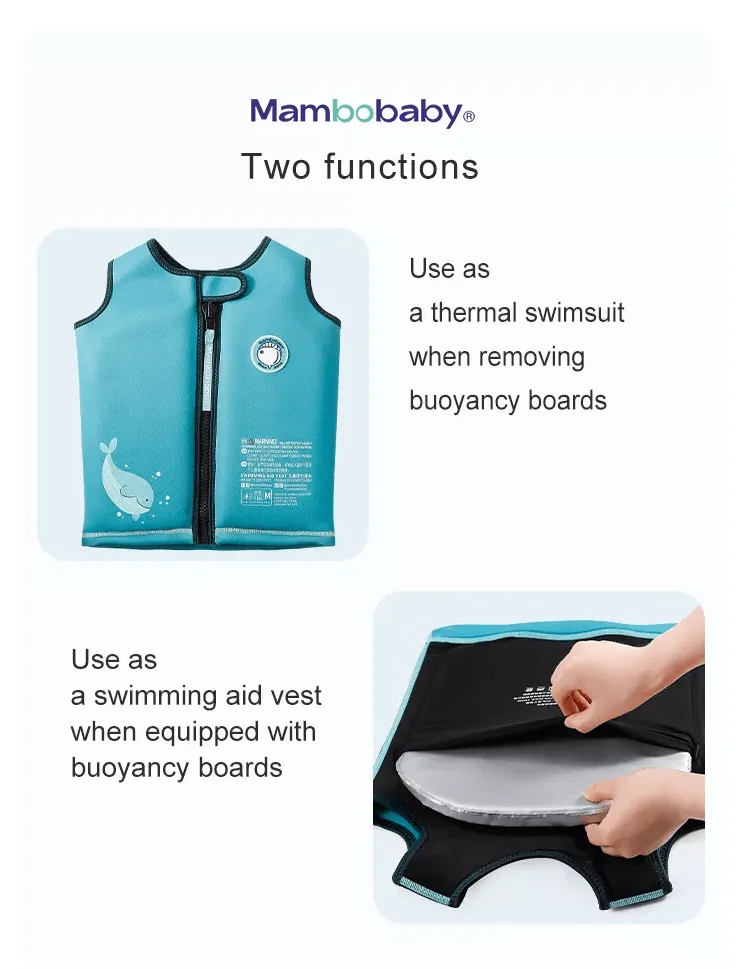 Mambobaby Air-Free Swimming Aid Vest Medium (4-5yo)