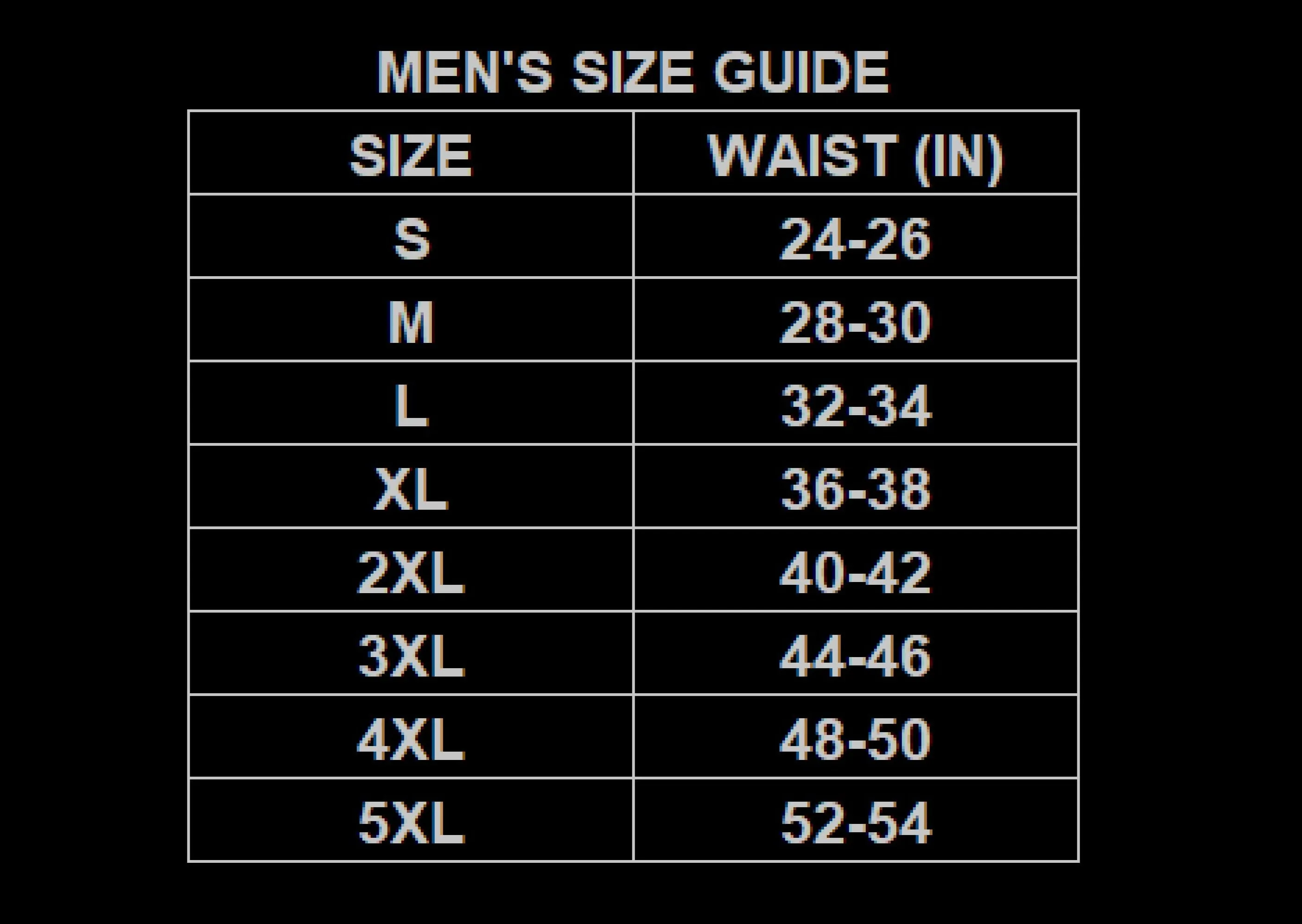 Men's Extra Strong Latex Waistband