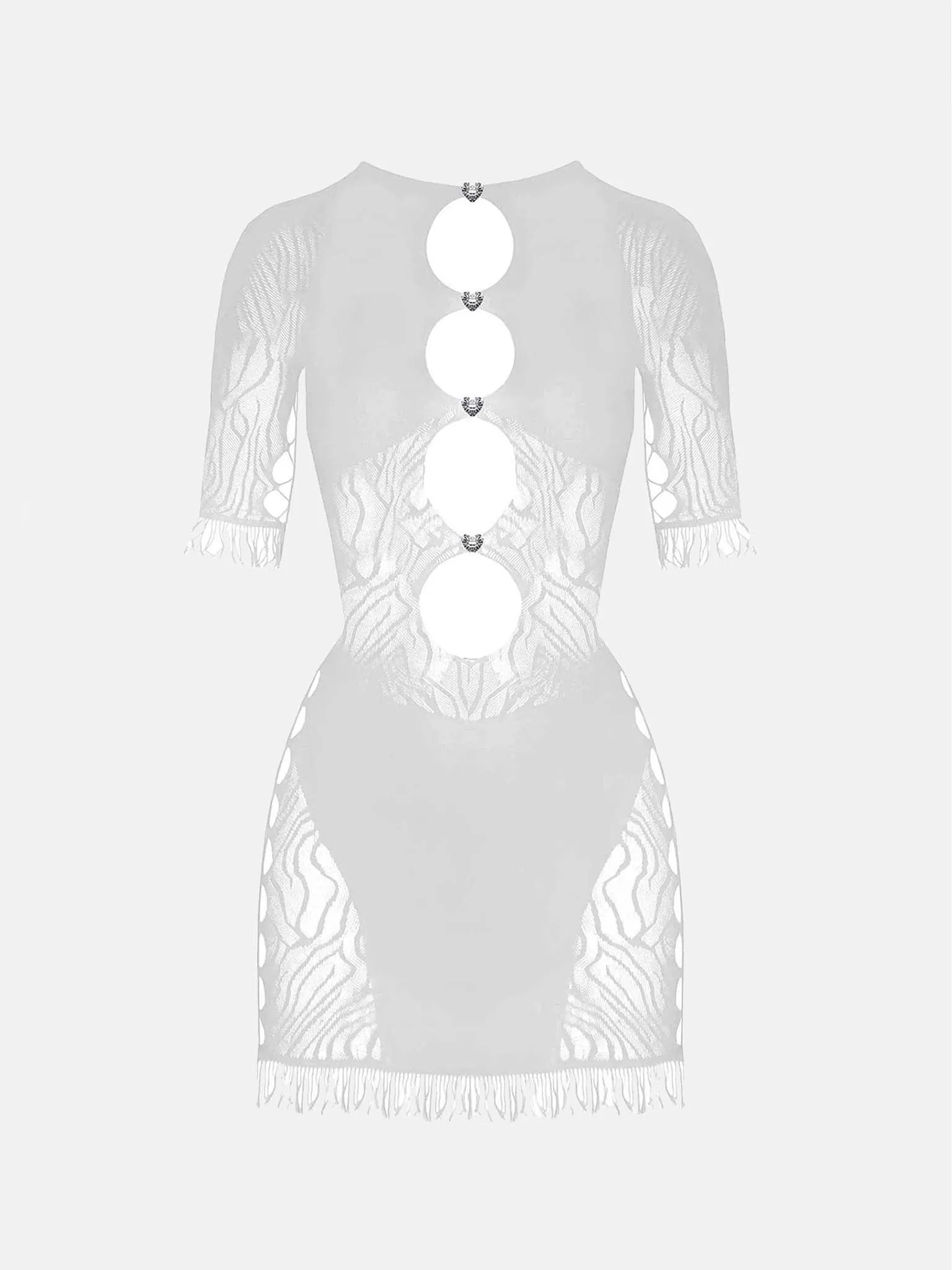 Miranda Dress in Optic White