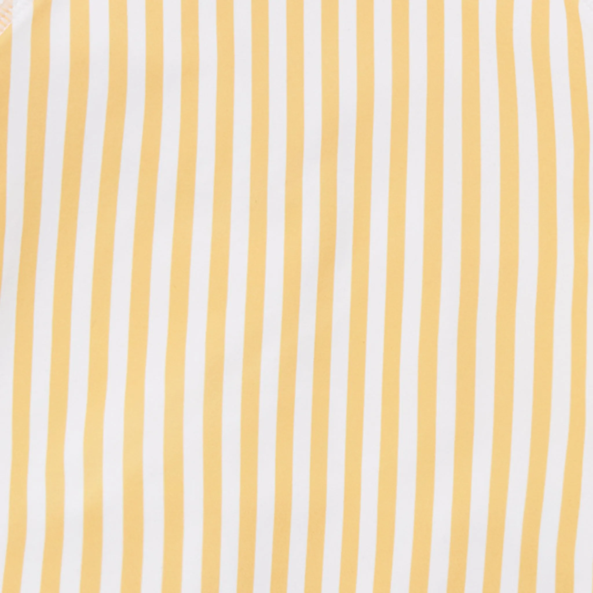 Mustard Stripe Frill Long Sleeve Swimsuit & Swim Hat Set