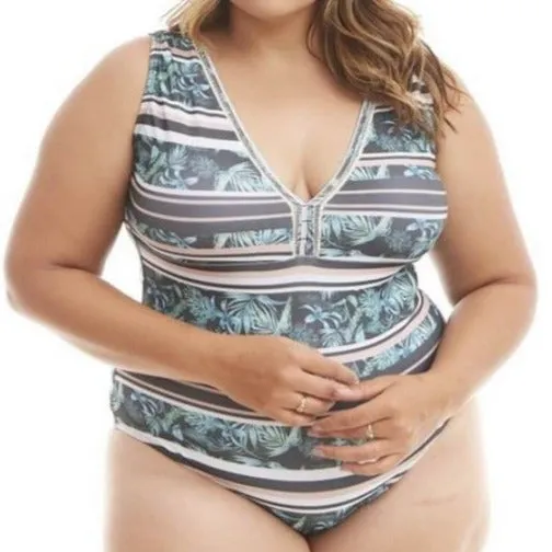Plus Size One Piece Swimsuit
