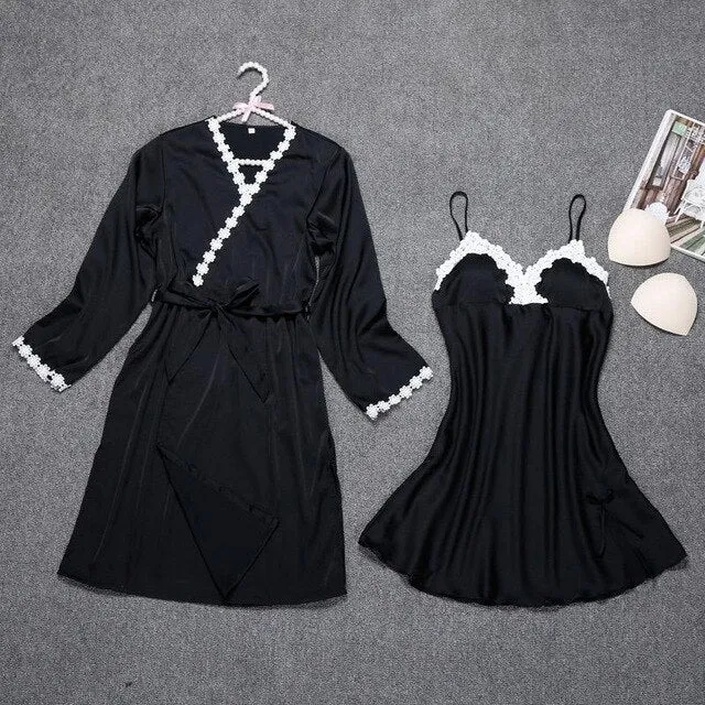 Sexy Red Women Mini Robe Nightwear Nightdress Nighty Nightgown Suspender Skirt Sleepwear Rayon Sleeveless For Female M-XXL