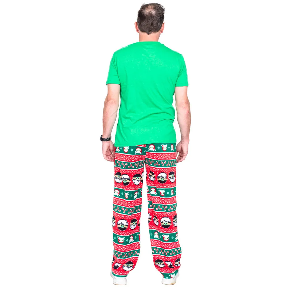 Star Wars Christmas Baby Yoda Galaxy's Greetings two Piece Pajama Sleep Set