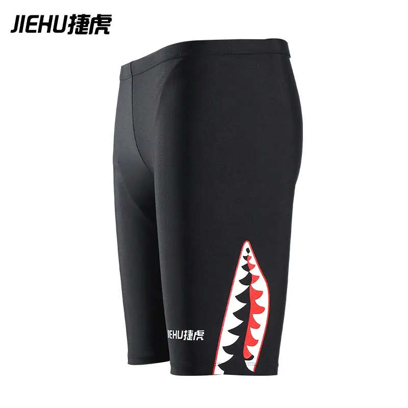 Swimming Trunks Men's Swimming Trunks Boxer Shorts Anti-Embarrassment Plus Size Boys Quick Dry Training Swimming Equipment Men Swimsuit