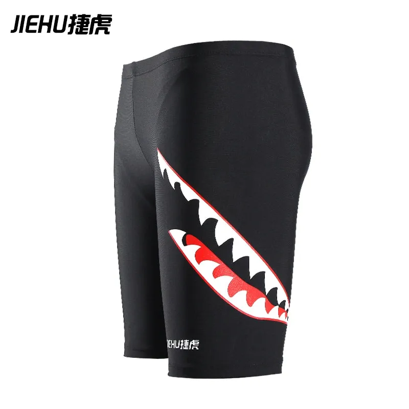 Swimming Trunks Men's Swimming Trunks Boxer Shorts Anti-Embarrassment Plus Size Boys Quick Dry Training Swimming Equipment Men Swimsuit