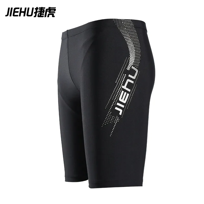 Swimming Trunks Men's Swimming Trunks Boxer Shorts Anti-Embarrassment Plus Size Boys Quick Dry Training Swimming Equipment Men Swimsuit