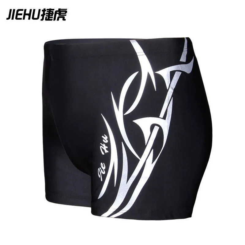 Swimming Trunks Men's Swimming Trunks Boxer Shorts Anti-Embarrassment Plus Size Boys Quick Dry Training Swimming Equipment Men Swimsuit