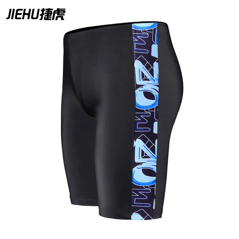 Swimming Trunks Men's Swimming Trunks Boxer Shorts Anti-Embarrassment Plus Size Boys Quick Dry Training Swimming Equipment Men Swimsuit