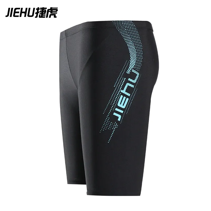 Swimming Trunks Men's Swimming Trunks Boxer Shorts Anti-Embarrassment Plus Size Boys Quick Dry Training Swimming Equipment Men Swimsuit